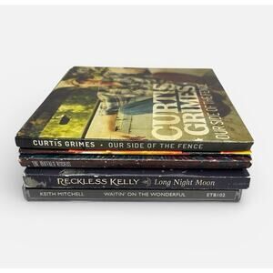 Texas Country Music CD Lot Reckless Kelly Curtis Grimes Indie Country Bundle